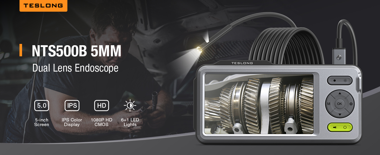 NTS500B Dual Lnes Endoscope