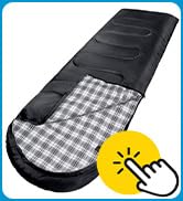 MEREZA Flannel Sleeping Bag for Adults XL, Large Wide Sleeping Bags for Camping Mens Warm Cotton ...