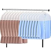 Zilink Shoulder Covers for Clothes (Set of 15) Breathable Garment Dust Covers Protectors with 2