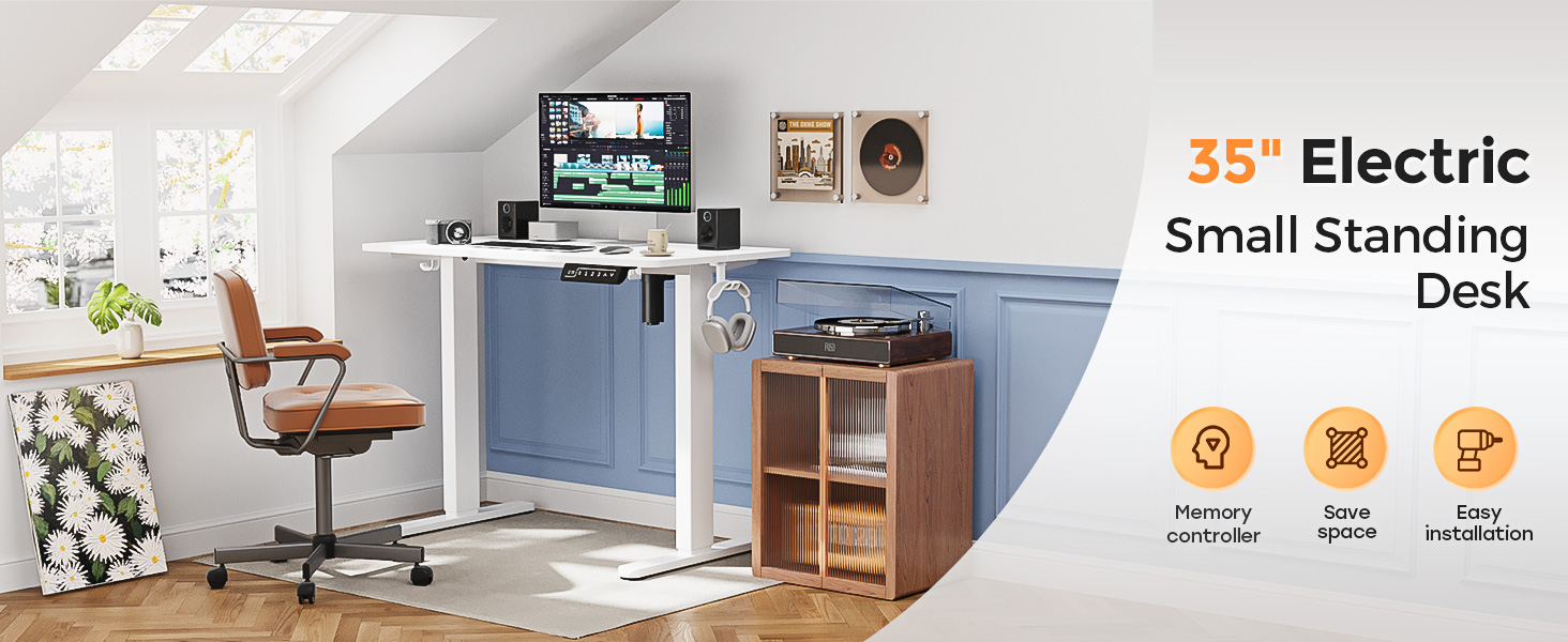 adjustable small desk