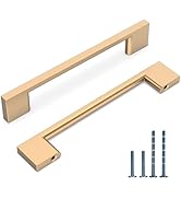KNOKLOCK 10 Pack 5 Inch(128mm) Kitchen Cabinet Handles Champagne Bronze Cabinet Pulls Kitchen Cab...