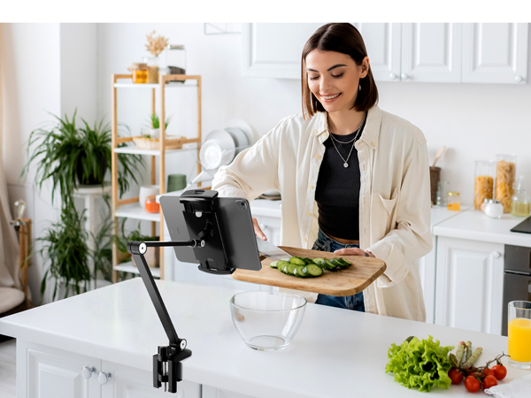 ipad desk mount tablet holder for desk portable monitor mount