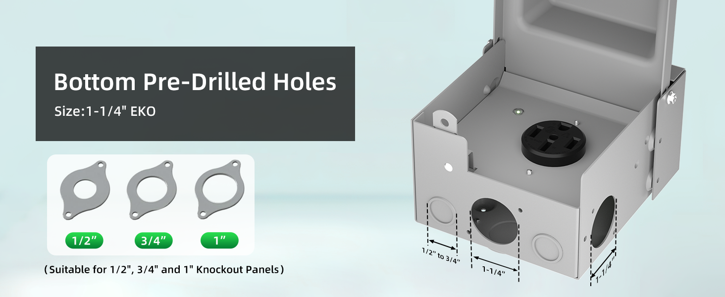 outdoor electrical outlet box