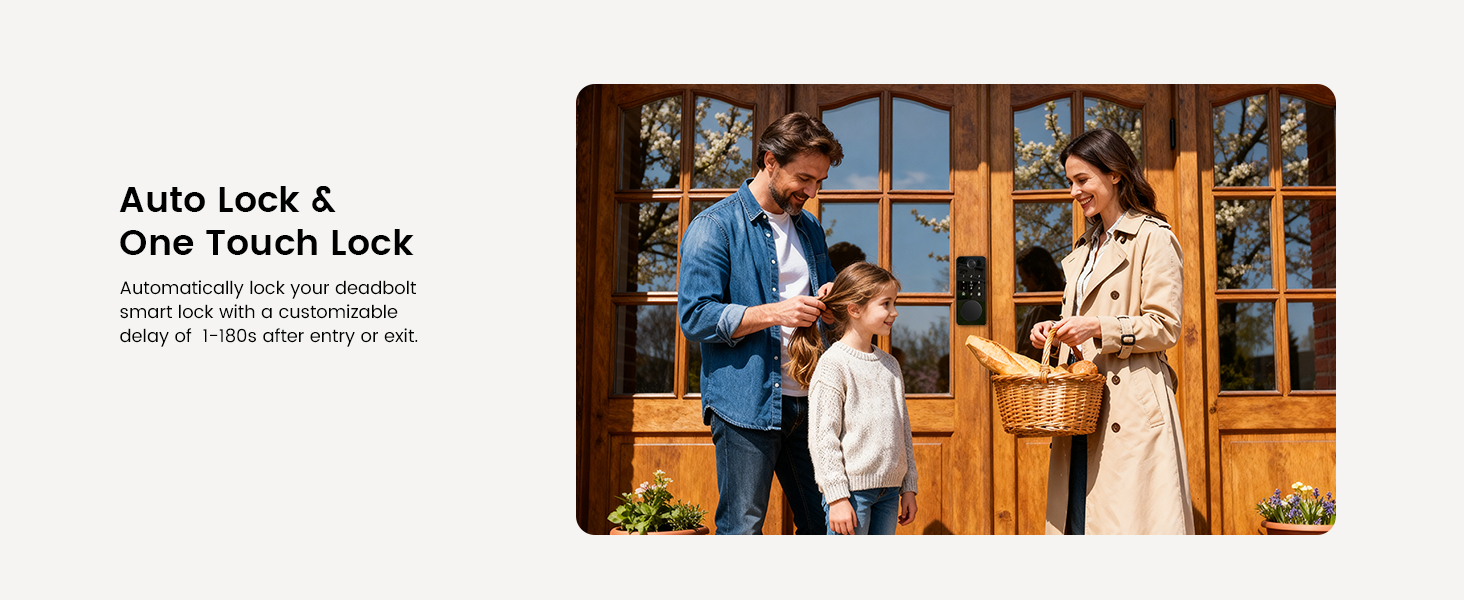 Auto lock &amp;amp; One touch Lock