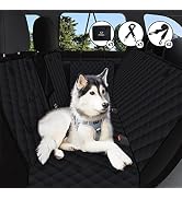 Petoro Dog Back Seat Cover Waterproof, Scratch-Proof, Non-Slip Convertible Car Seat Hammock with ...