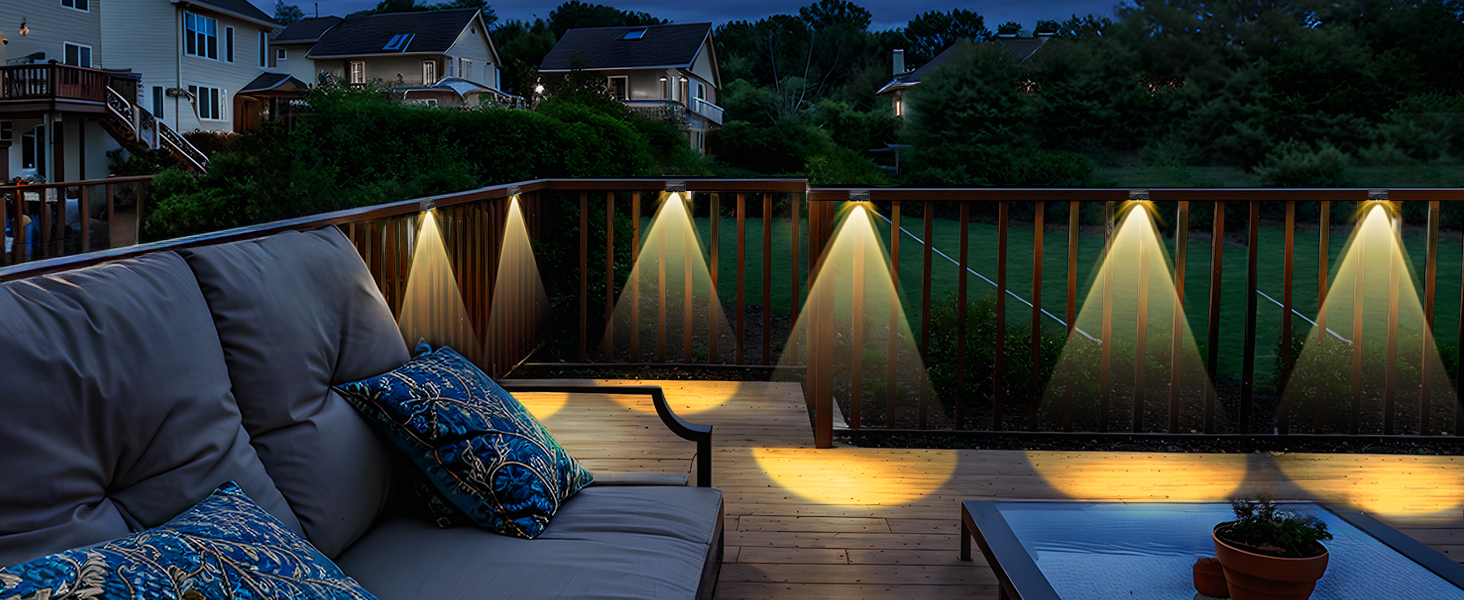 fence post solar lights