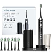 JTF Sonic Electric Toothbrush with UV Sanitizing &amp; Drying: 5 Modes for Effective Yet Gentle Clean...