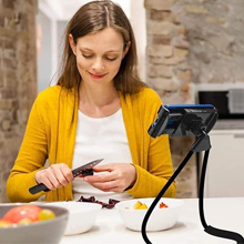 Kitchen phone holder - watch videos while cooking