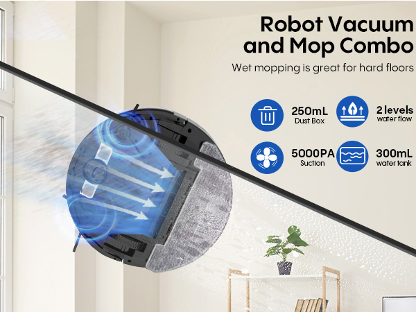 Robot Vacuum and Mop Combo
