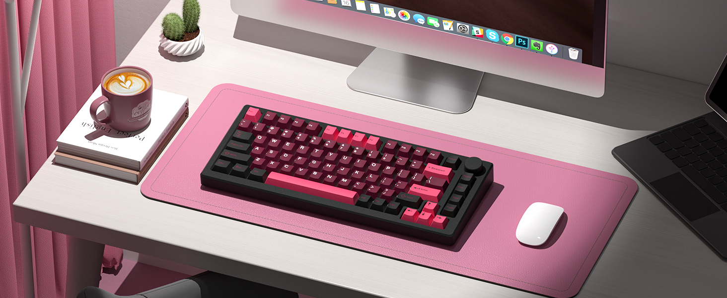 Double Shot PBT Keycaps Set 138 Keys, Cherry Profile Custom Keycaps
