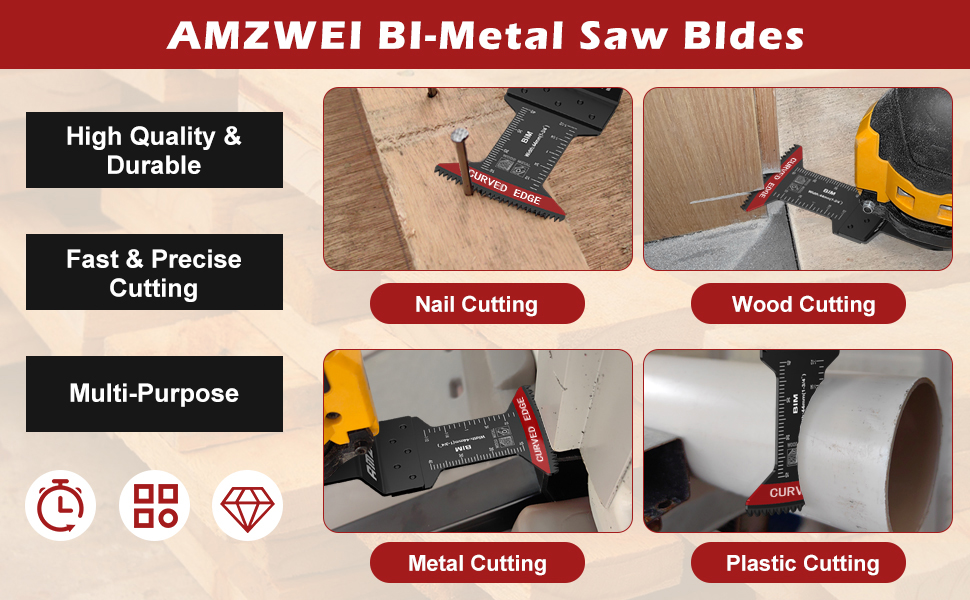 oscillating saw blades metal cutting