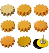 MAXMAN 2 Inch Hook and Loop Sanding Discs, 80 PCS Wet Dry Flex Edge Wavy Sander Pads 60-600 Grit ...