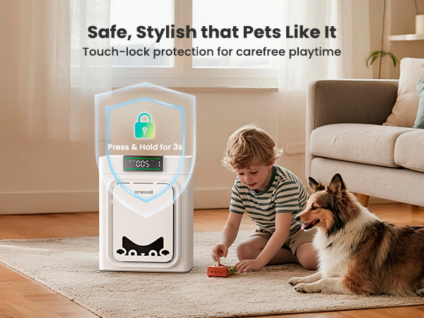 Air Purifiers for Home Pets with Double-Sided Inlet