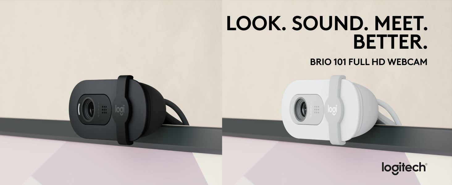 Brio 101 Full HD Webcam for Meetings and Streaming