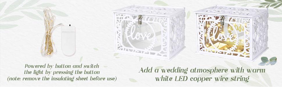 card box for wedding