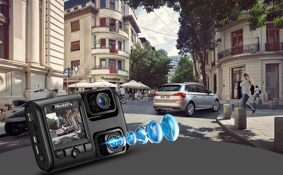 dash cam front and inside