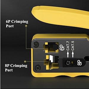 Precision 6P Crimping and 8P Pass Through and Standard Crimping 