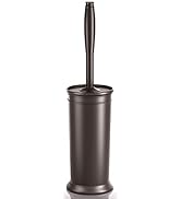 UPTRONIC Toilet Brush, Toilet Bowl Brush with Extra Long Handle Durable Bristles Toilet Scrubber ...