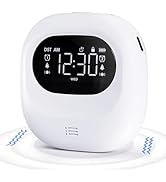 Vibrating Alarm Clock for Heavy Sleepers, Cordless Bed Shaker Clock Under Pillow for Teens, Deaf ...