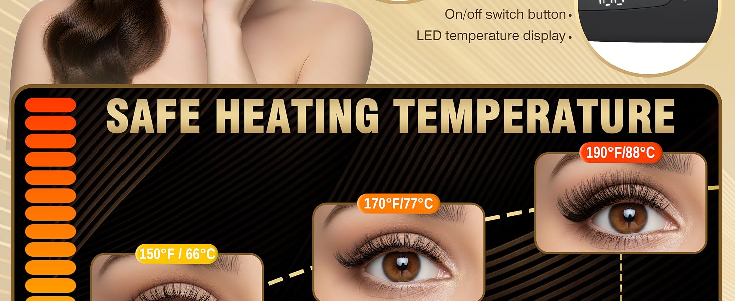 eyelash heated curler