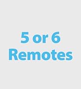 5 or 6 Remotes