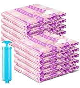 10 Large Vacuum Storage Bags - Space Saver Seal Bags for Clothes, Comforters, Blankets &amp; Bedding ...