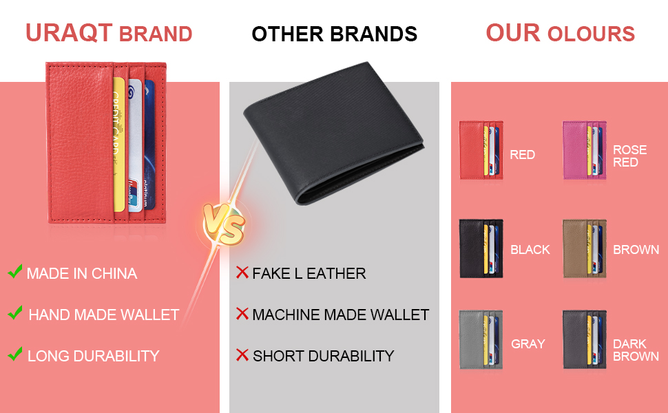 URAQT Credit Card Holder Wallet