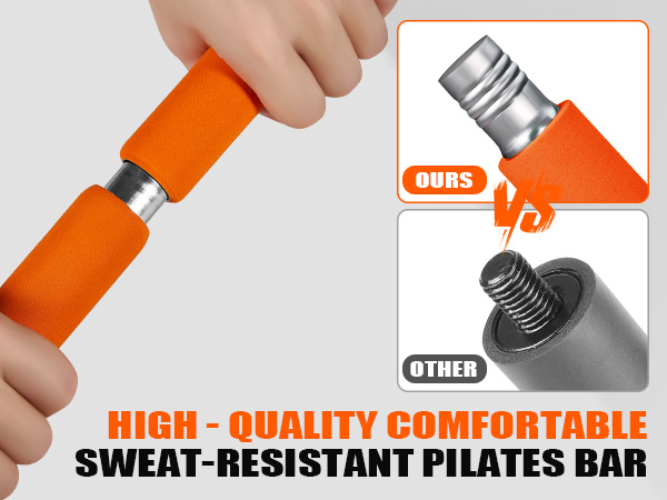 pilates bar kit with resistance bands