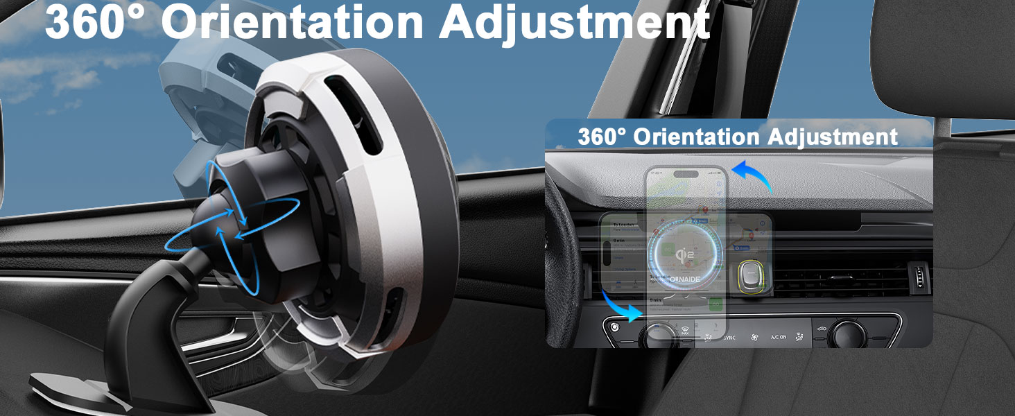 Qi2 Wireless Car Charger