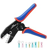 Crimping Tool for Heat Shrink Connectors, Amliber Ratcheting Wire Crimper Tool - Crimping Pliers ...