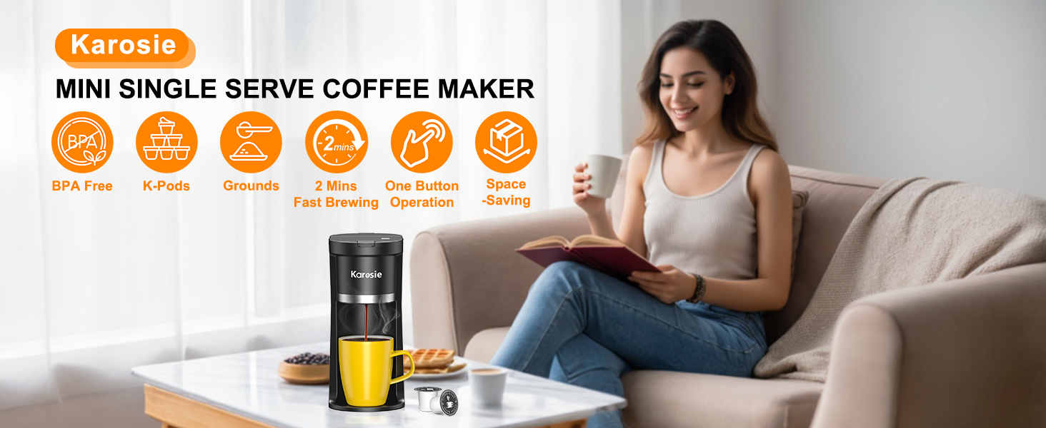 MINI SINGLE SERVE COFFEE MAKER