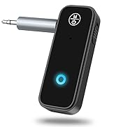 Olipiter Bluetooth 5.3 Receiver for Car and Receiver, 2-in-1 Aux Bluetooth Adapter 3.5mm, Built-i...