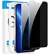 Fotbor for iPhone 14 &amp; iPhone 13 &amp; iPhone 13 Pro Privacy Screen Protector, 2 Pack Privacy Screen ...