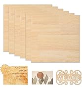 Longer Diversified Double Sided Plywood Sheets (11.8" x 11.8“ x 0 .118”)- Rubber Plywood (6PCS)