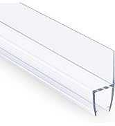 AmazerBath Shower Door Side Seal Strip 78.75 Inches (15.75inches * 5) - 5 Sections Segmented Show...