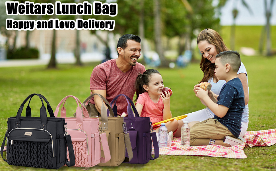 lunch bag women lunch box adult fashion lunch tote cooler purse