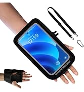 Wristband Phone Holder for Running, Forearm Armbands, Running Armband with Card Slot for iPhone P...