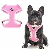 BINGPET No Pull Dog Harness,Soft Mesh Breathable All Weather Vest Harness,Safety Protection Desig...