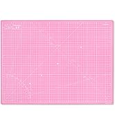 Elan Cutting Mat A2 Pink and Purple, 5-Ply Craft Mat, Self Healing Cutting Mat 60x45 CM, Craft Cu...