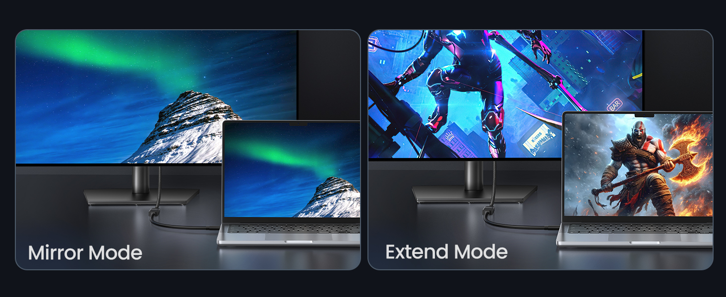 Mirror and Extend Mode Available