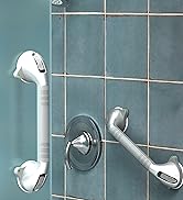 AquaChase 2-Pack 17“ Suction Shower Grab Bar with Indicators, Tool-Free Installation, Steady Hand...
