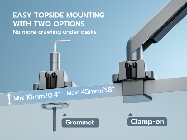 single monitor arm
