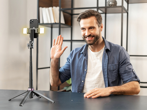 Phone Tripod with Wireless Remote