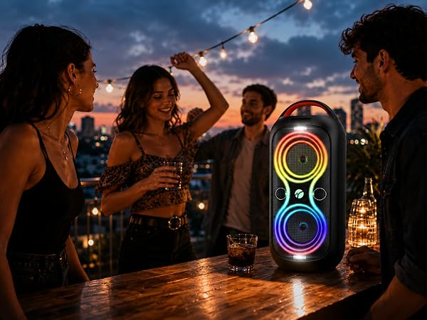 amazing led lights function at night!