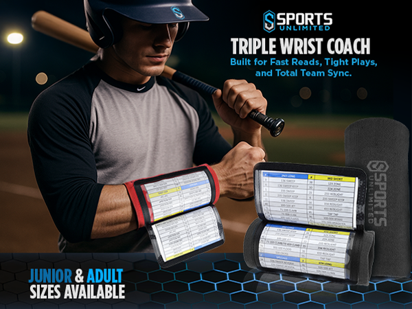 adult wristbands for football, QB arm bands, play calling wristbands