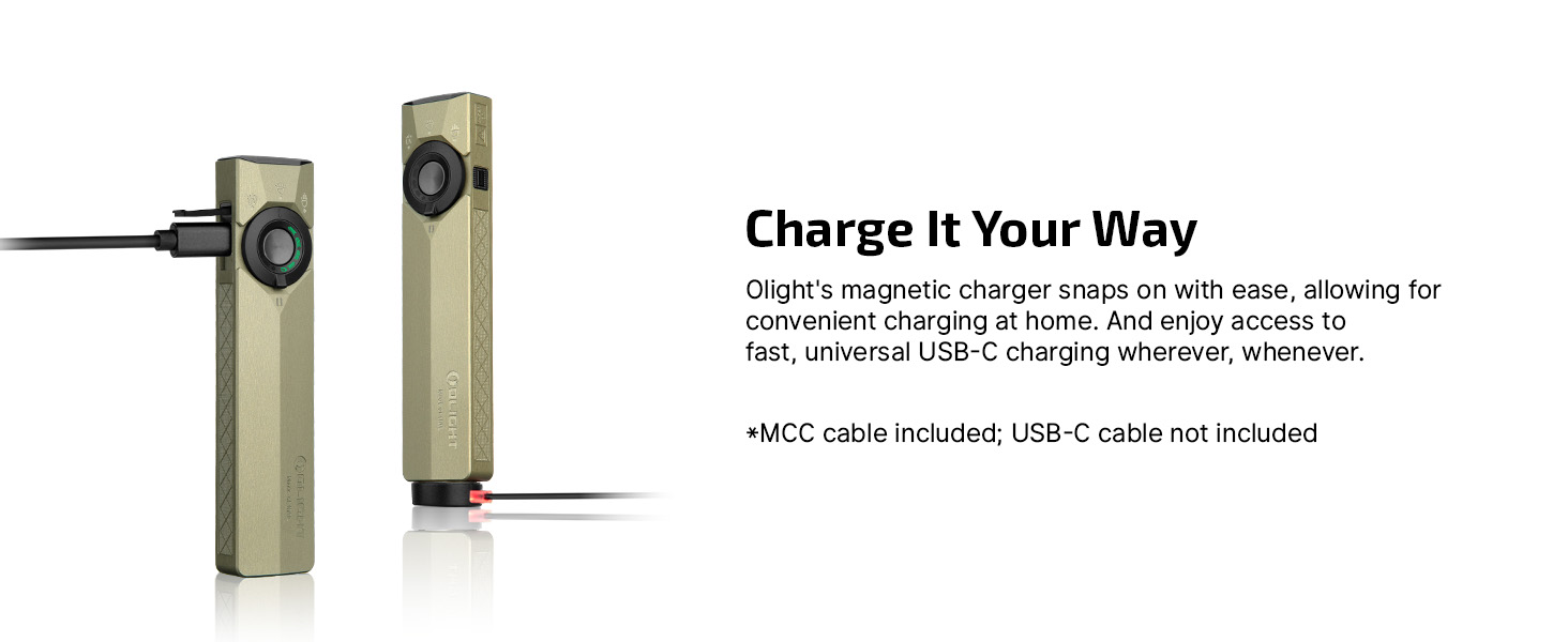Magnetic &amp;amp; USB-C rechargeable flashlight for on-the-go emergency charging