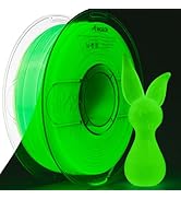 AMOLEN 3D PLA Printer Filament, 1.75mm Glow in The Dark Green PLA Filament for 3D Printing, Best ...