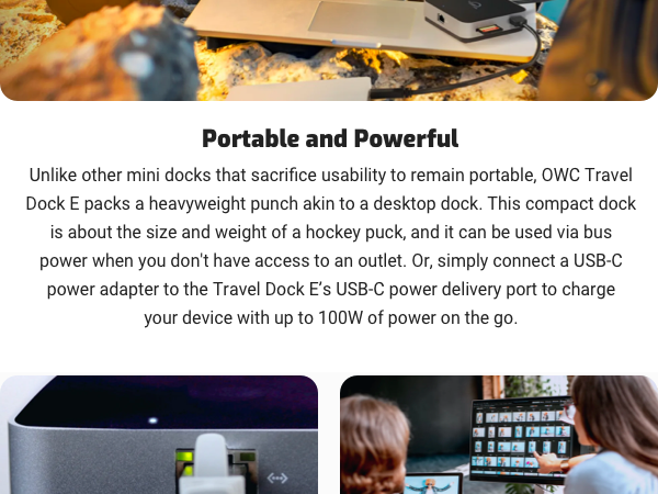 OWC Travel Dock E portable and powerful