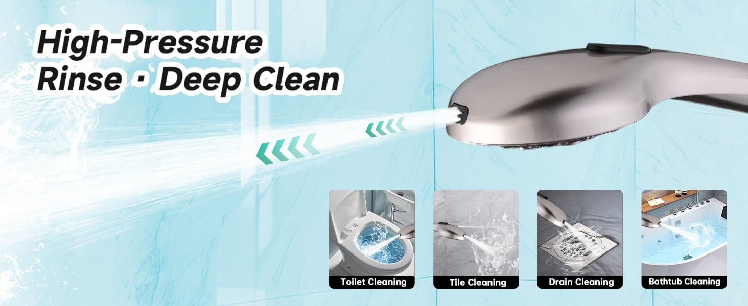 powerful shower heads high pressure