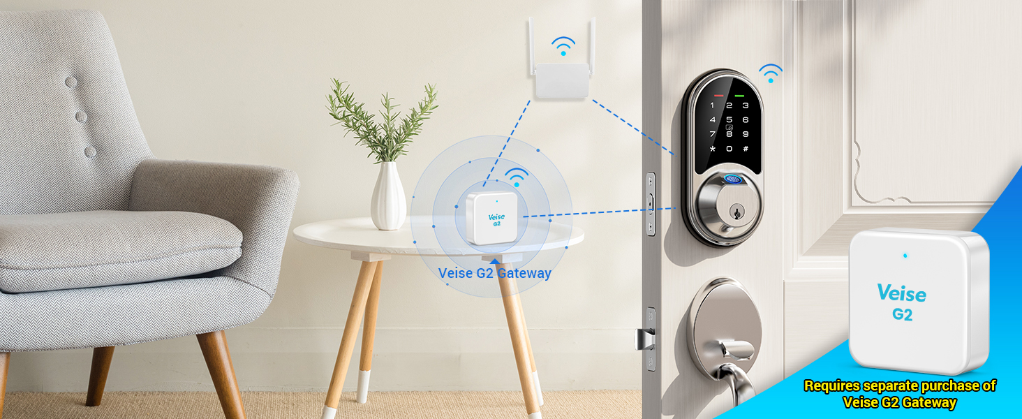 smart keyless entry door lock